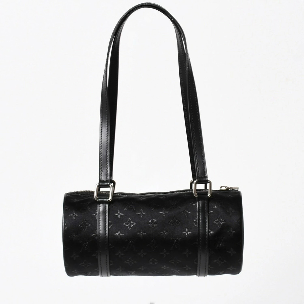 LOUIS VUITTON Papillon Handbag Monogram Black